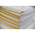 Micro Fiber White/Yellow Terry Towels 14x17 (Imprint Included)